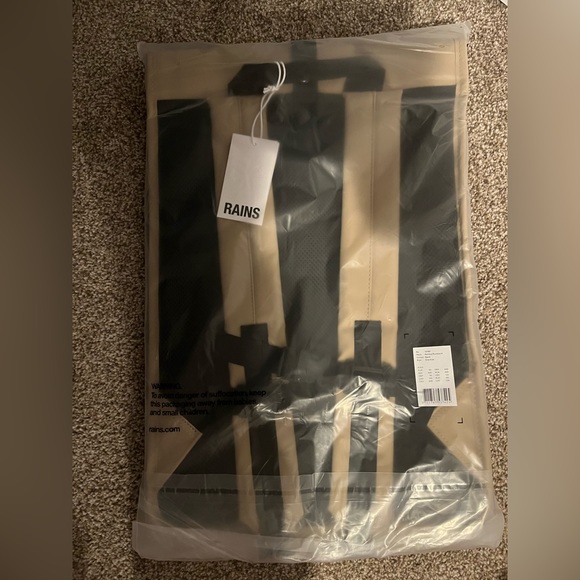 Rain- Rolltop Rucksack. Color: Sand/ NWT* - Picture 3 of 5